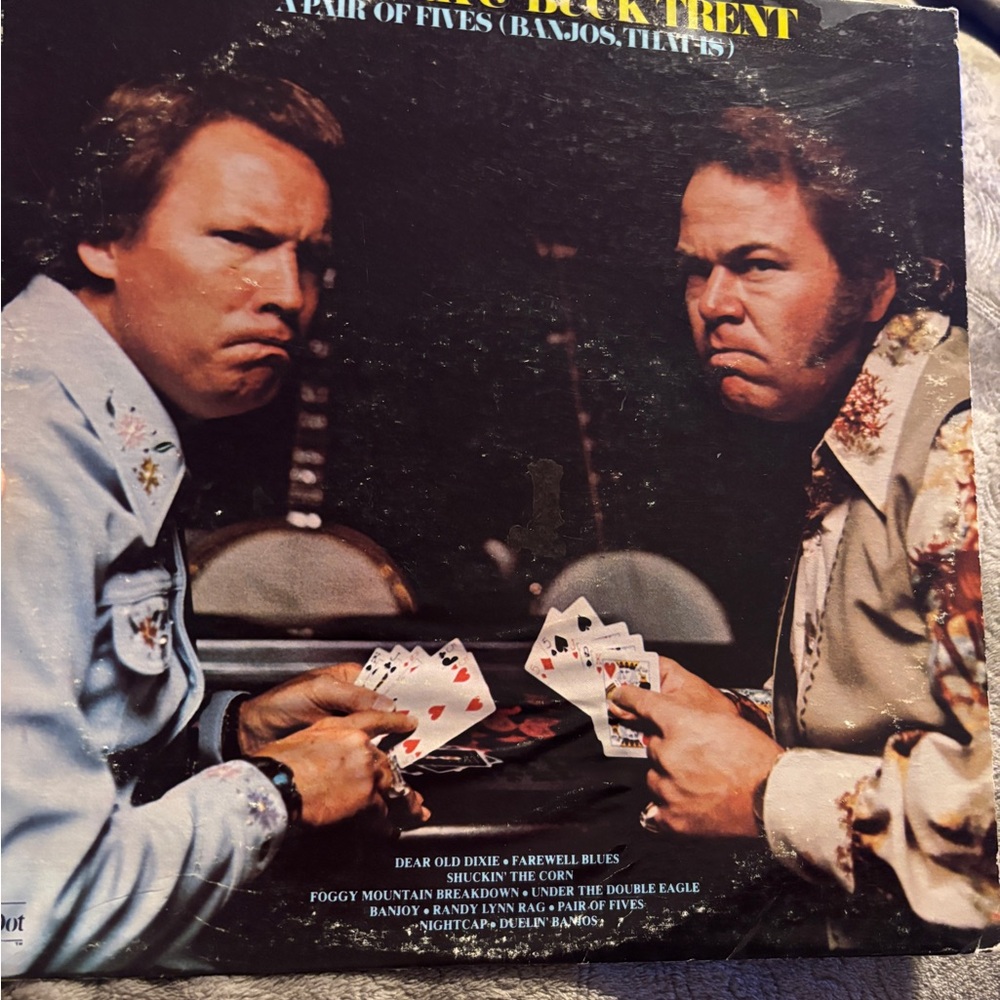 Roy Clark & Buck Trent A Pair of Fives ( Banjos , That is ) LP Vinyl Record